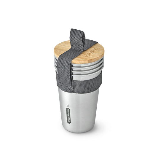 Edelstahlbecher, im 4er Set (je 500 ML) - Becher - blickblum.com