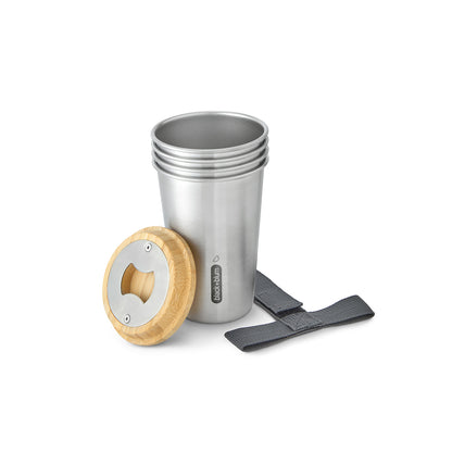 Edelstahlbecher, im 4er Set (je 500 ML) - Becher - blickblum.com