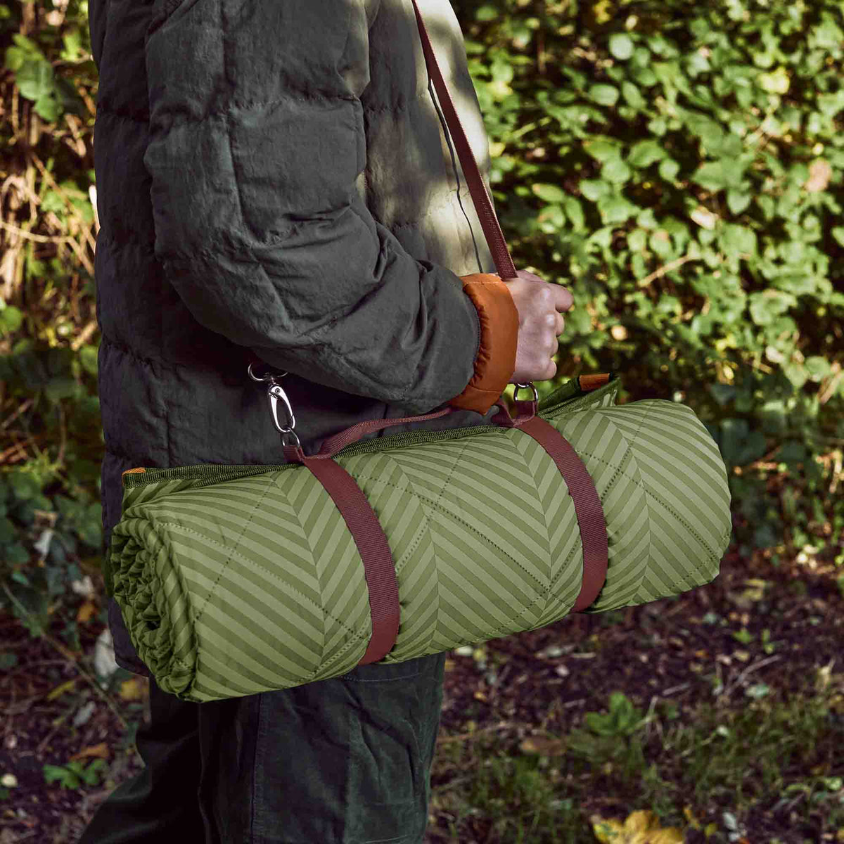 BLACK+BLUM | Picknick-Decke, grün, 2 x 1,4 m - Picknick-Decke - blickblum.com