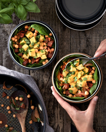 LUNCH-SCHÜSSEL AUS GLAS, GROß - Lunch Box - blickblum.com