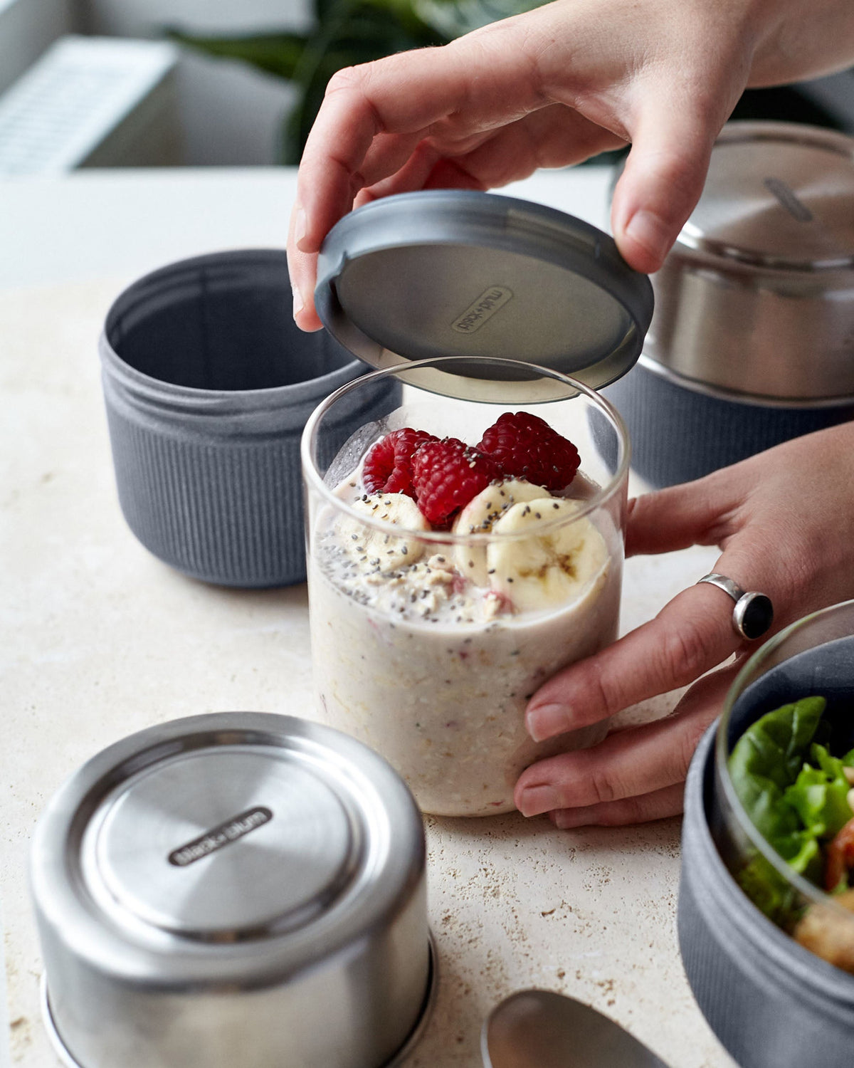 LUNCH-POT AUS GLAS, KLEIN - Lunch Box - blickblum.com