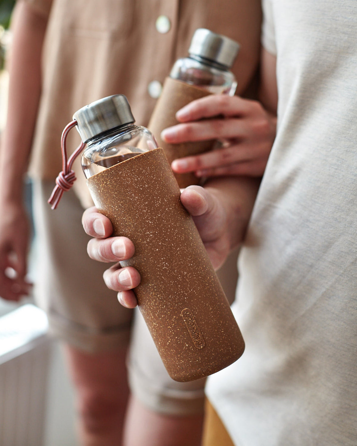 WASSERFLASCHE AUS GLAS - Water Bottle - blickblum.com