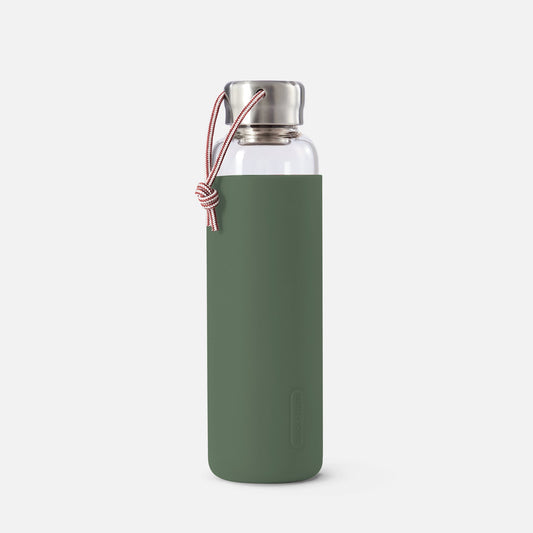 WASSERFLASCHE AUS GLAS - Water Bottle - blickblum.com