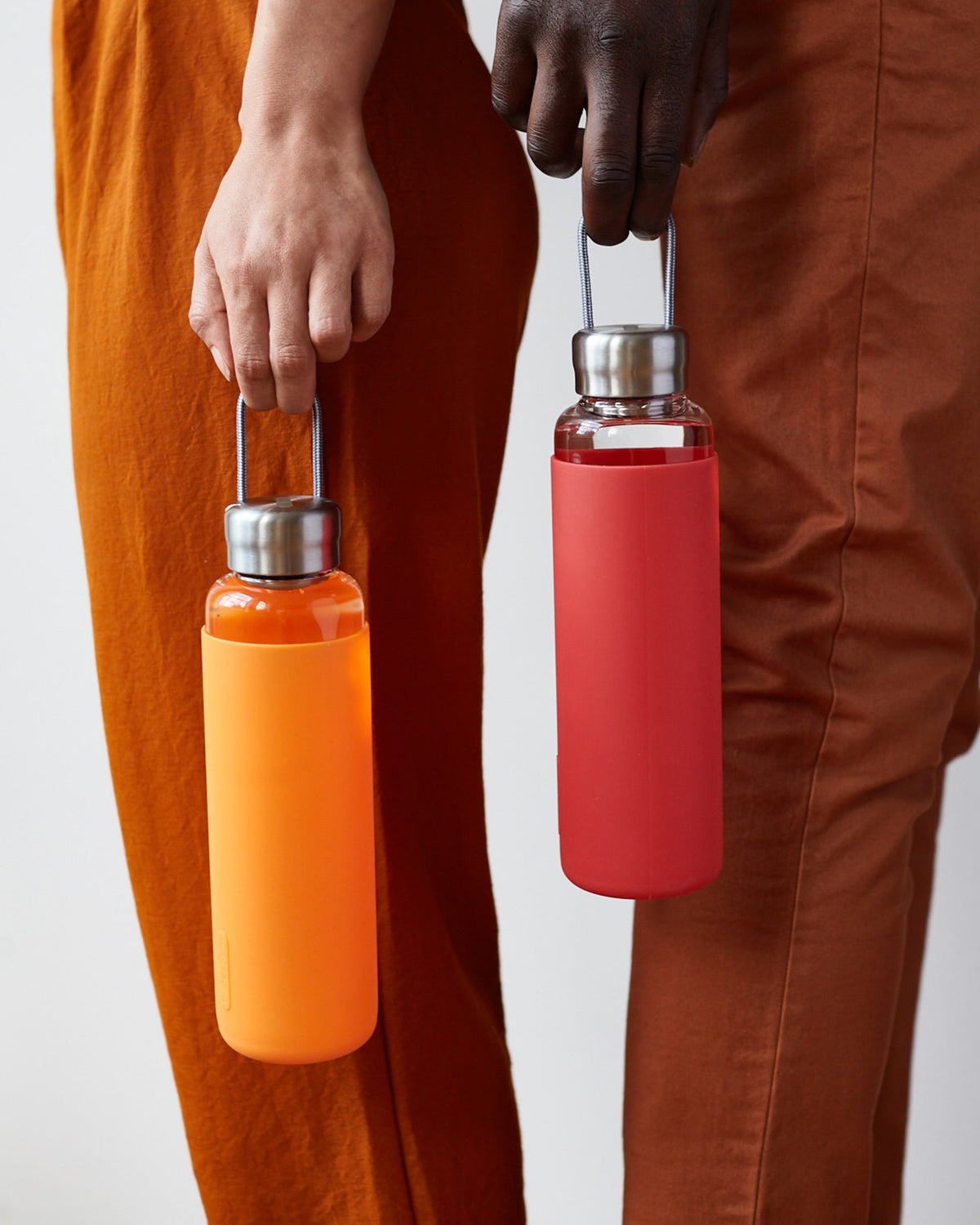 WASSERFLASCHE AUS GLAS - Water Bottle - blickblum.com
