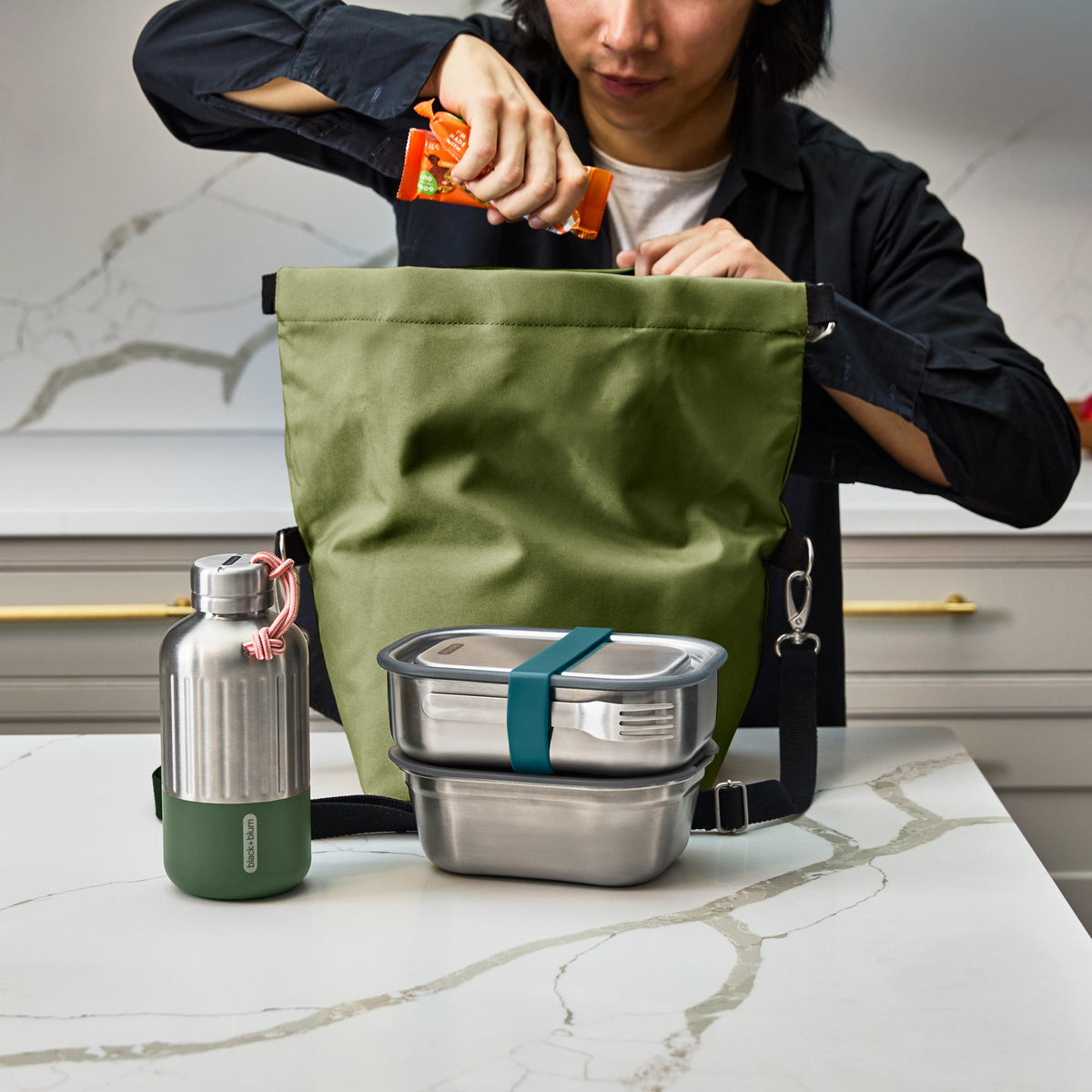 BLACK+BLUM | Lunchbag, isoliert, LUNCH, 10 L - Lunchbag, isoliert - blickblum.com