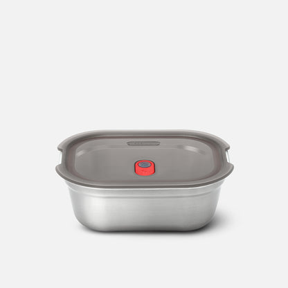 Multifunktionsbox aus Edelstahl, rechteckig, 1200 ML - Lunchboxen - blickblum.com