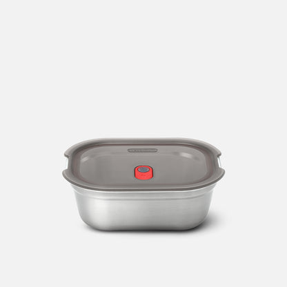 Multifunktionsbox aus Edelstahl, rechteckig, 900 ML - Lunchboxen - blickblum.com