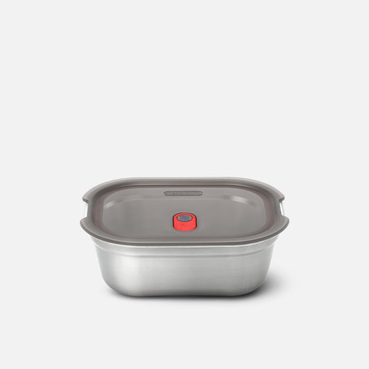 Multifunktionsbox aus Edelstahl, rechteckig, 900 ML - Lunchboxen - blickblum.com