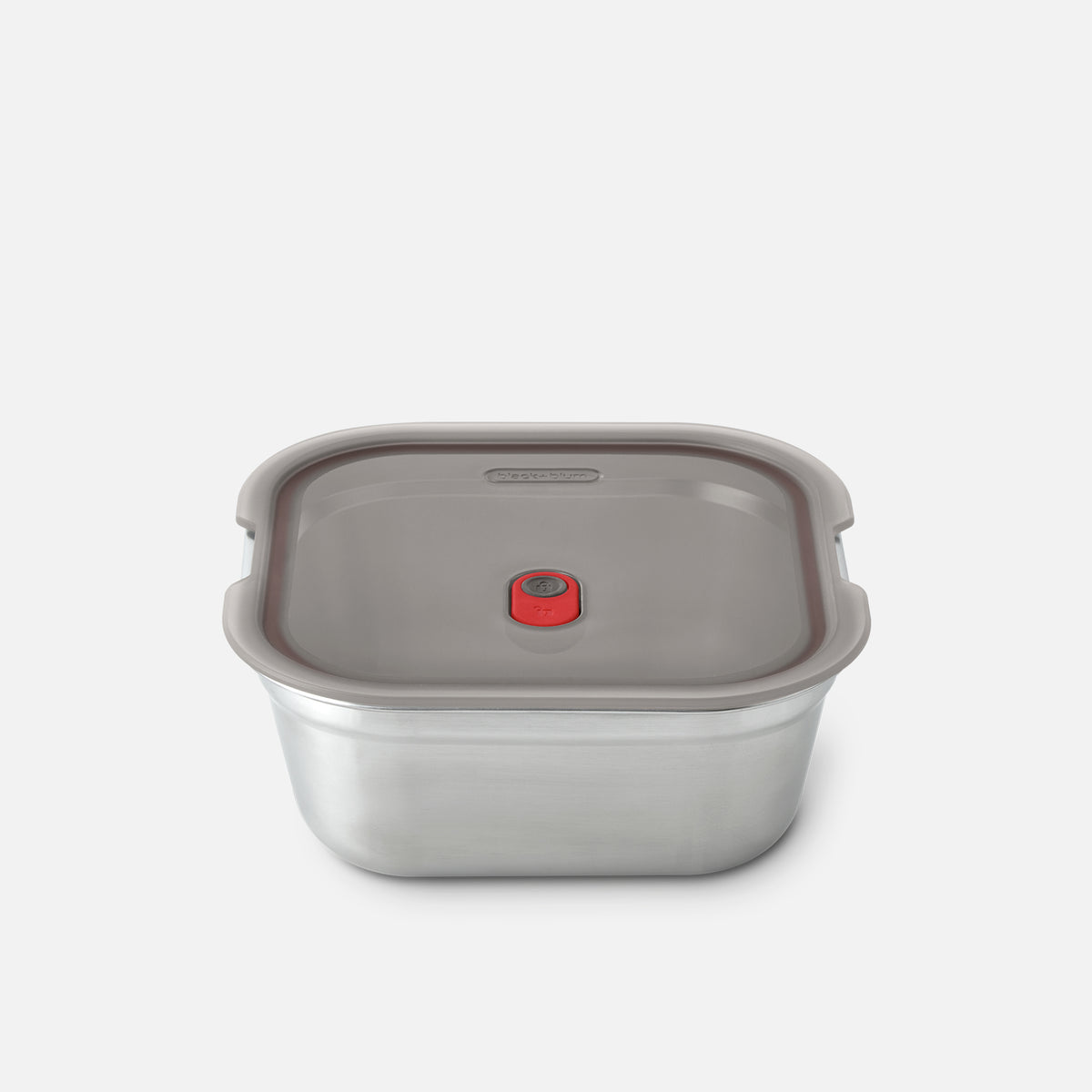 Multifunktionsbox aus Edelstahl, quadratisch, 1,4 L - Lunchboxen - blickblum.com