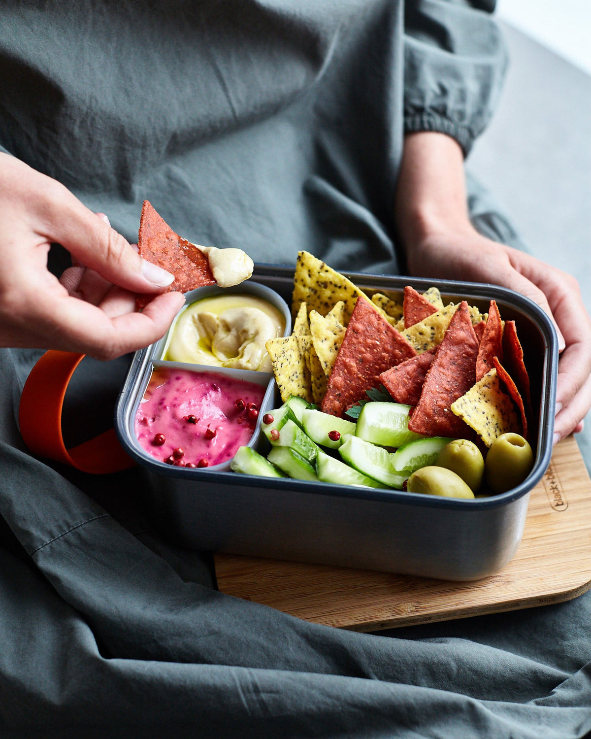 SANDWICH EDELSTAHLBOX GROß - Lunch Box - blickblum.com
