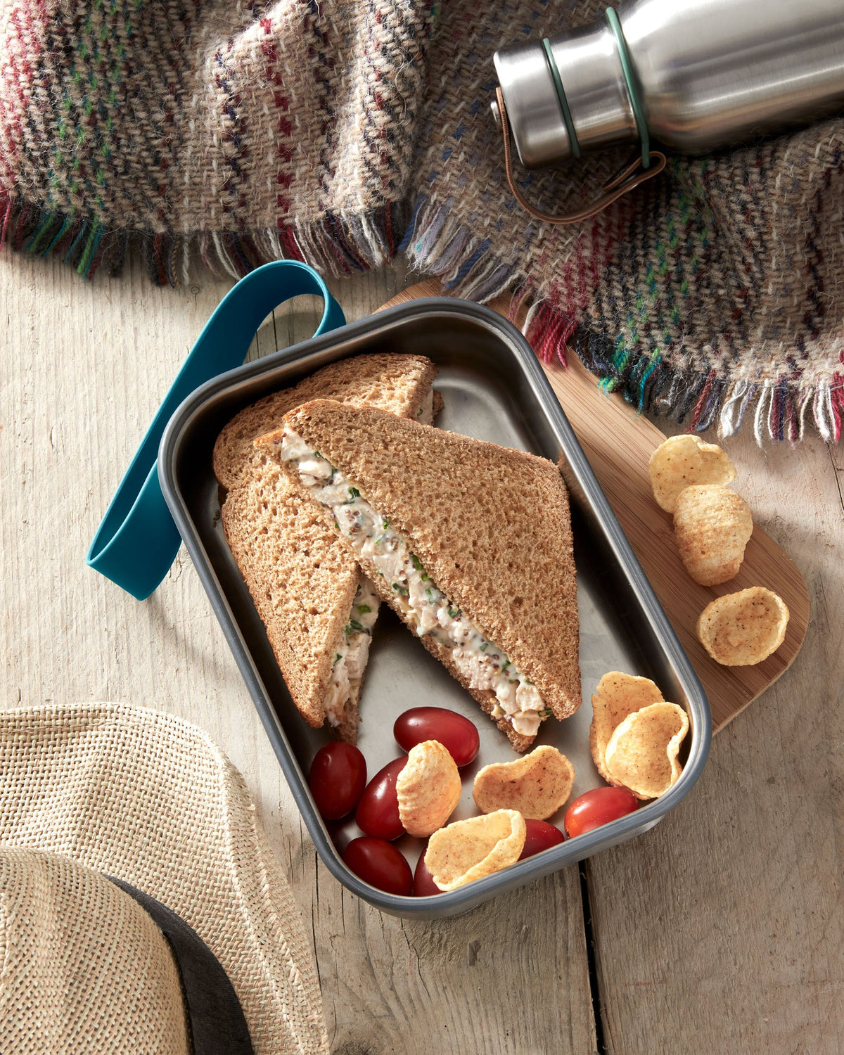 SANDWICH EDELSTAHLBOX, 900 ml - Lunch Box - blickblum.com