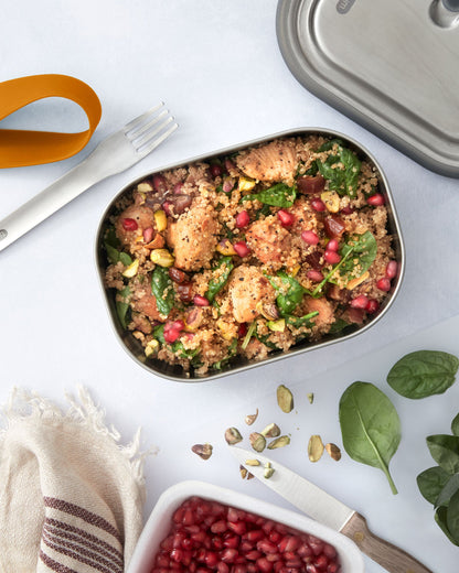 LUNCHBOX AUS EDELSTAHL, GROß - Lunch Box - blickblum.com