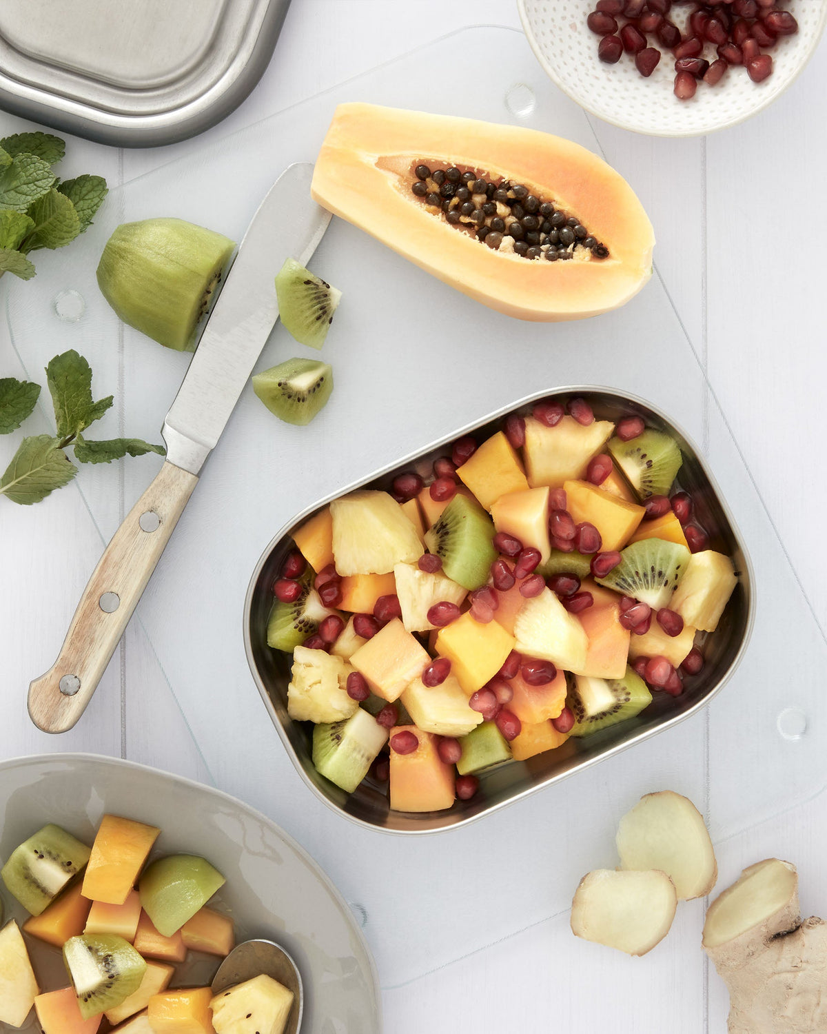 LUNCHBOX AUS EDELSTAHL, 600 ml - Lunch Box - blickblum.com